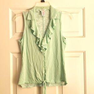 Junior's Candie's sleeveless top with beautiful lace back - size S